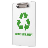 Recyclen hergebruik klembord (Links)