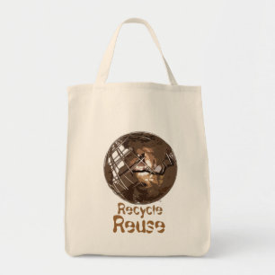 Recyclen hergebruik tote bag