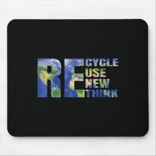 Recyclen Hergebruik Vernieuw Heroverweging Eco-vri Muismat