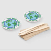 Recyclen Hergebruik vernieuwen Herdenken Handwaaier (Niet-gemonteerd)