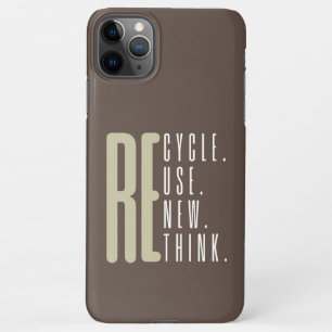 Recyclen Hergebruik vernieuwen Herdenken iPhone 11Pro Max Hoesje