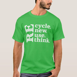 Recyclen Hergebruik vernieuwen Herdenken T-shirt