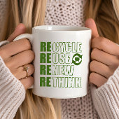 Recyclen hergebruik Vernieuwen Rethink Koffiemok