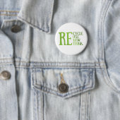 Recyclen hergebruik Vernieuwen Rethink Ronde Button 5,7 Cm (In situ)