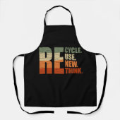Recyclen hergebruik Vernieuwen Rethink Schort (Voorkant)