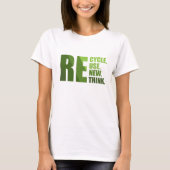 Recyclen hergebruik Vernieuwen Rethink T-shirt (Voorkant)
