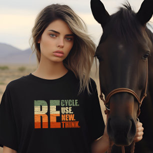 Recyclen hergebruik Vernieuwen Rethink T-shirt