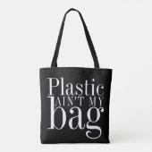 Recyclen hergebruikreductie | Kunststof in mijn ta Tote Bag (Achterkant)