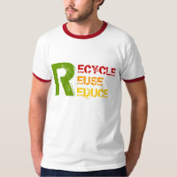 Recyclen, hergebruikt, T-shirts reduceert