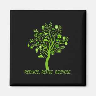 Recyclen het hergebruik van Earth Day Save Planet Magneet