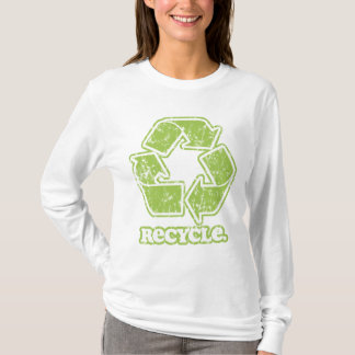 Recyclen hoes met lange beschermhoes T-shirt