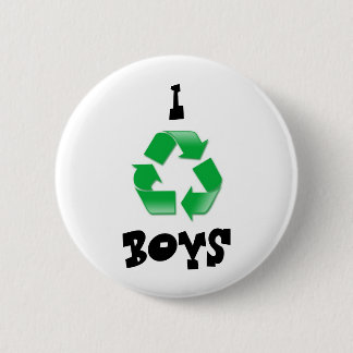 recyclen, I, BOYS Ronde Button 5,7 Cm