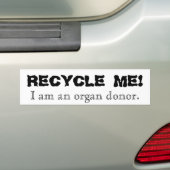recyclen ik bumpersticker (Op auto)