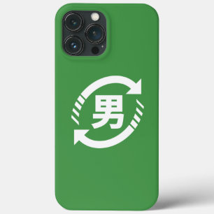 Recyclen Japanse jongens Teken Kanji Nihongo iPhone 13 Pro Max Hoesje