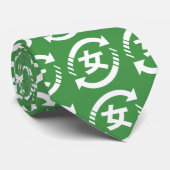 Recyclen Japanse meisjes | Teken Kanji Nihongo Stropdas (Opgerold)