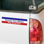 Recyclen je Bumpersticker (Op Truck)