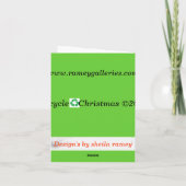 Recyclen Kaart voor kerstcadeautjes (Achterkant)