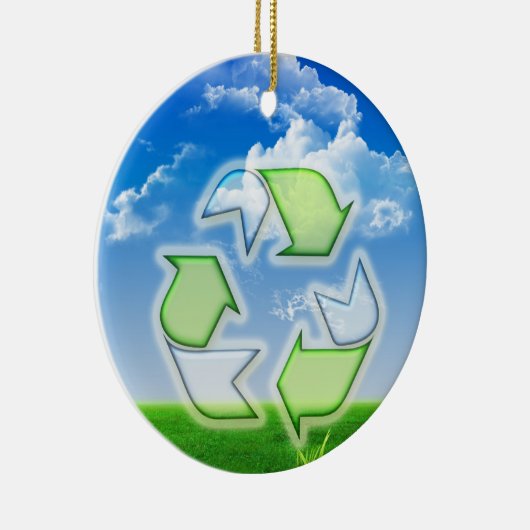 Recyclen Keramisch Ornament (Rechts)