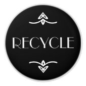 Recyclen Keramische Knop (Voorkant)