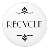Recyclen Keramische Knop (Voorkant)