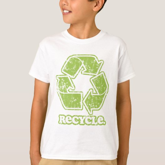 Recyclen Kinderen T-Shirt (Voorkant)