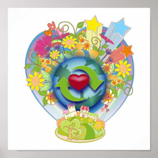 Recyclen liefde poster (Voorkant)