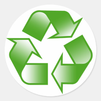 Recyclen Logo Ronde Sticker