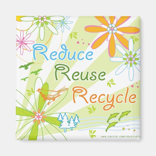 Recyclen magneet (Voorkant)