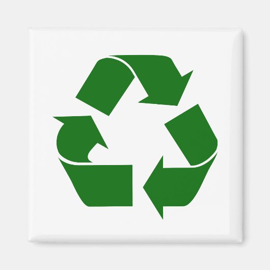 recyclen magneet (Voorkant)