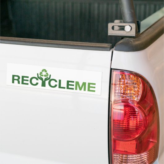 Recyclen Me Bumpersticker (Op Truck)