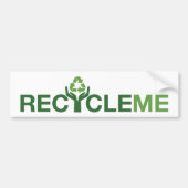 Recyclen Me Bumpersticker (Voorkant)
