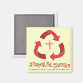 Recyclen menselijke magneet (Voorkant / Achterkant)