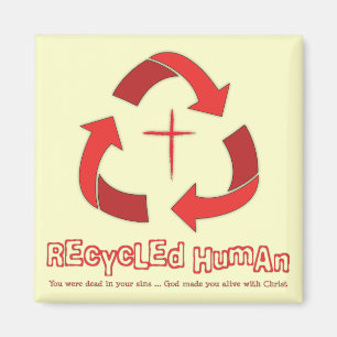 Recyclen menselijke magneet