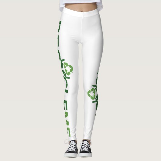 Recyclen mij peins leggings (Voorkant)