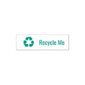 Recyclen mij Symbool groene inktstempel Zelfinktende Stempel (Design)