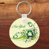 Recyclen New York Sleutelhanger (Voorkant)