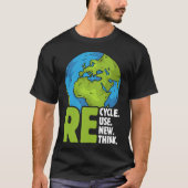 Recyclen Nieuwe denk gebruiken T-shirt (Voorkant)