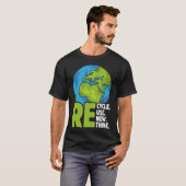 Recyclen Nieuwe denk gebruiken T-shirt (Voorkant volledig)
