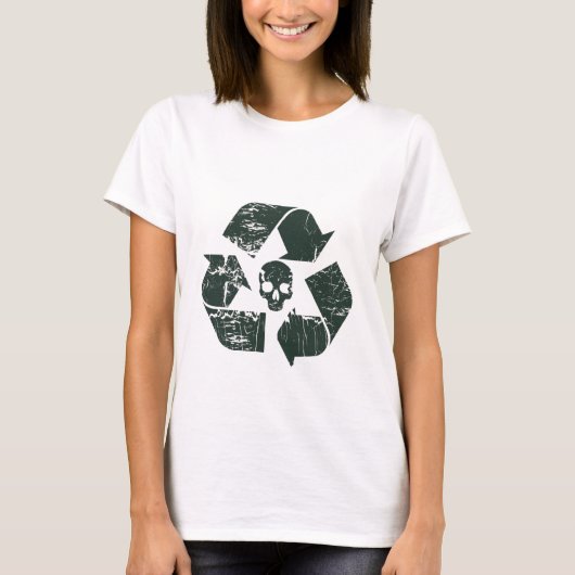 Recyclen of sterft! t-shirt (Voorkant)
