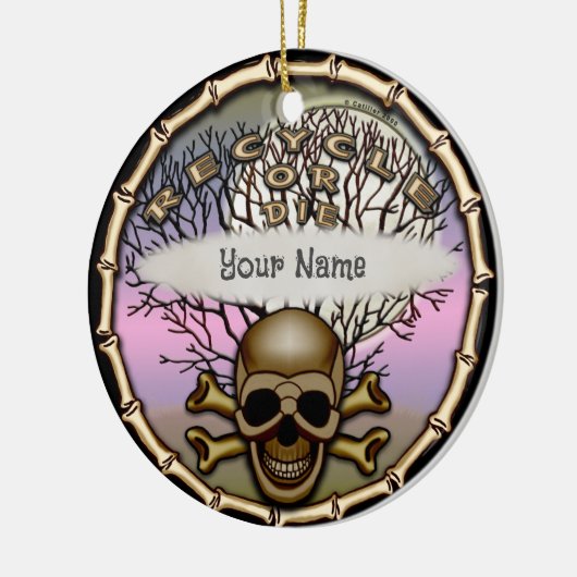 Recyclen of stervend Ornament (Links)