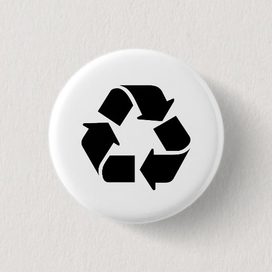 Recyclen Pictogram Button (Voorkant)