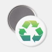 Recyclen pijlmagneet magneet (Voorkant / Achterkant)