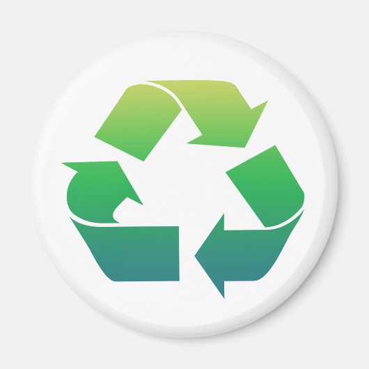 Recyclen pijlmagneet magneet (Voorkant)