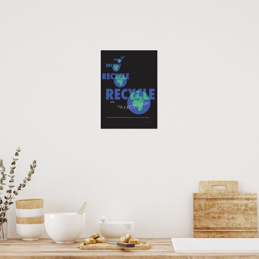 Recyclen poster (Keuken)