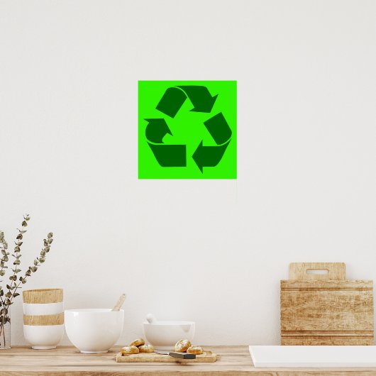 recyclen poster (Keuken)