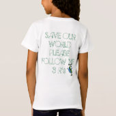 recyclen, R eUse R ecycle T-shirt (Achterkant)