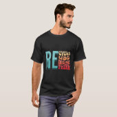 Recyclen Reuse Renethink Milieuactivisme T-shirt (Voorkant volledig)