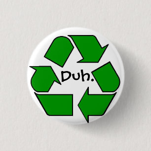 recyclen ronde button 3,2 cm