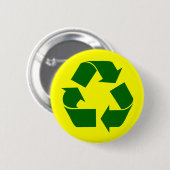 recyclen ronde button 5,7 cm (Voorkant /achterkant)