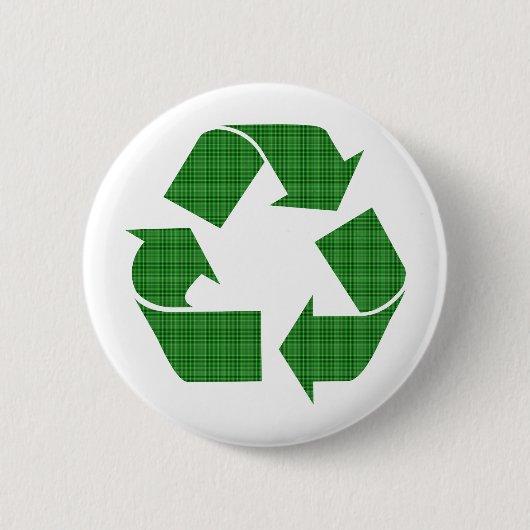 recyclen ronde button 5,7 cm (Voorkant)